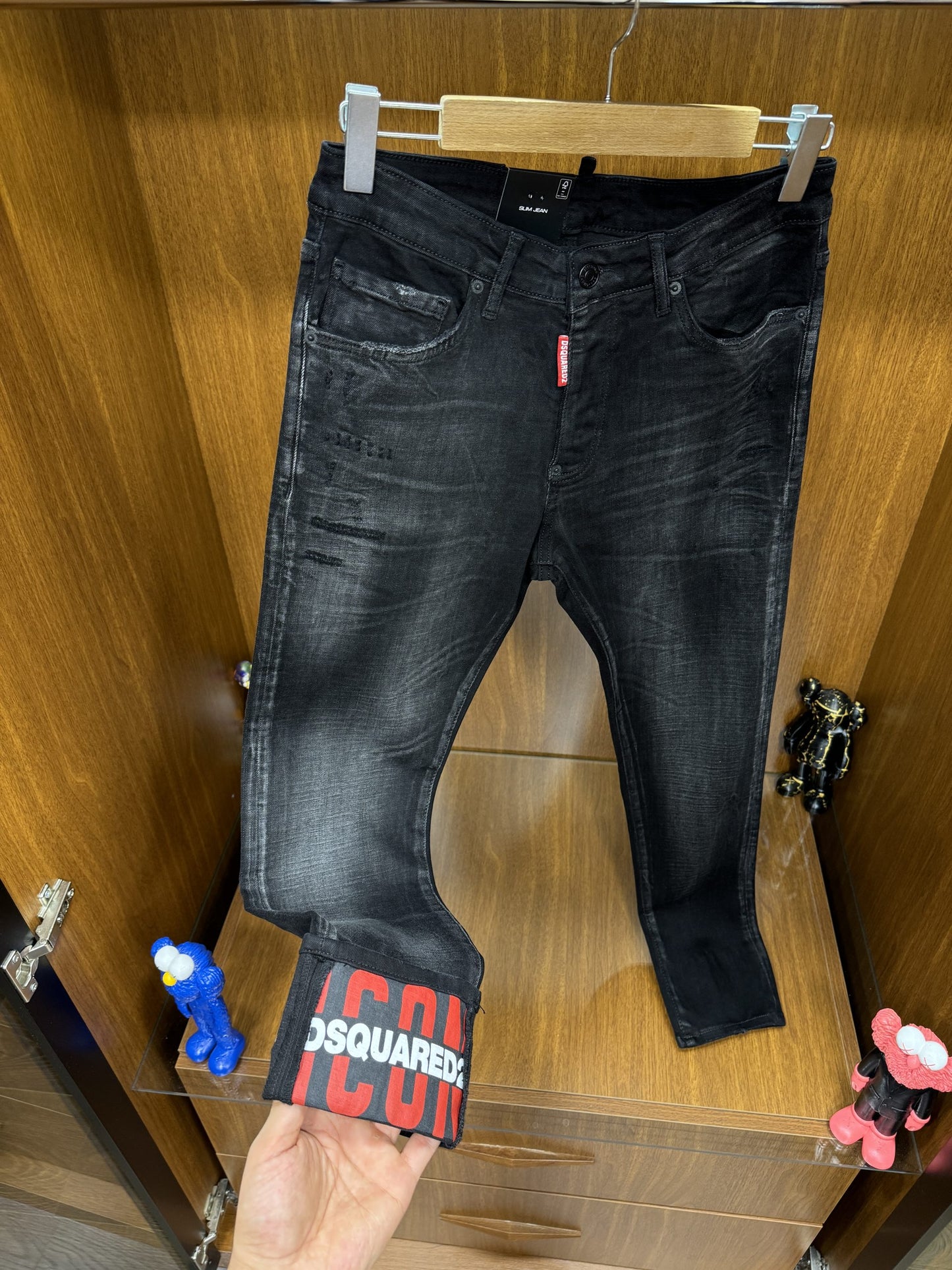 Dsquared2 Paça Detay Premium Kot Pantolon