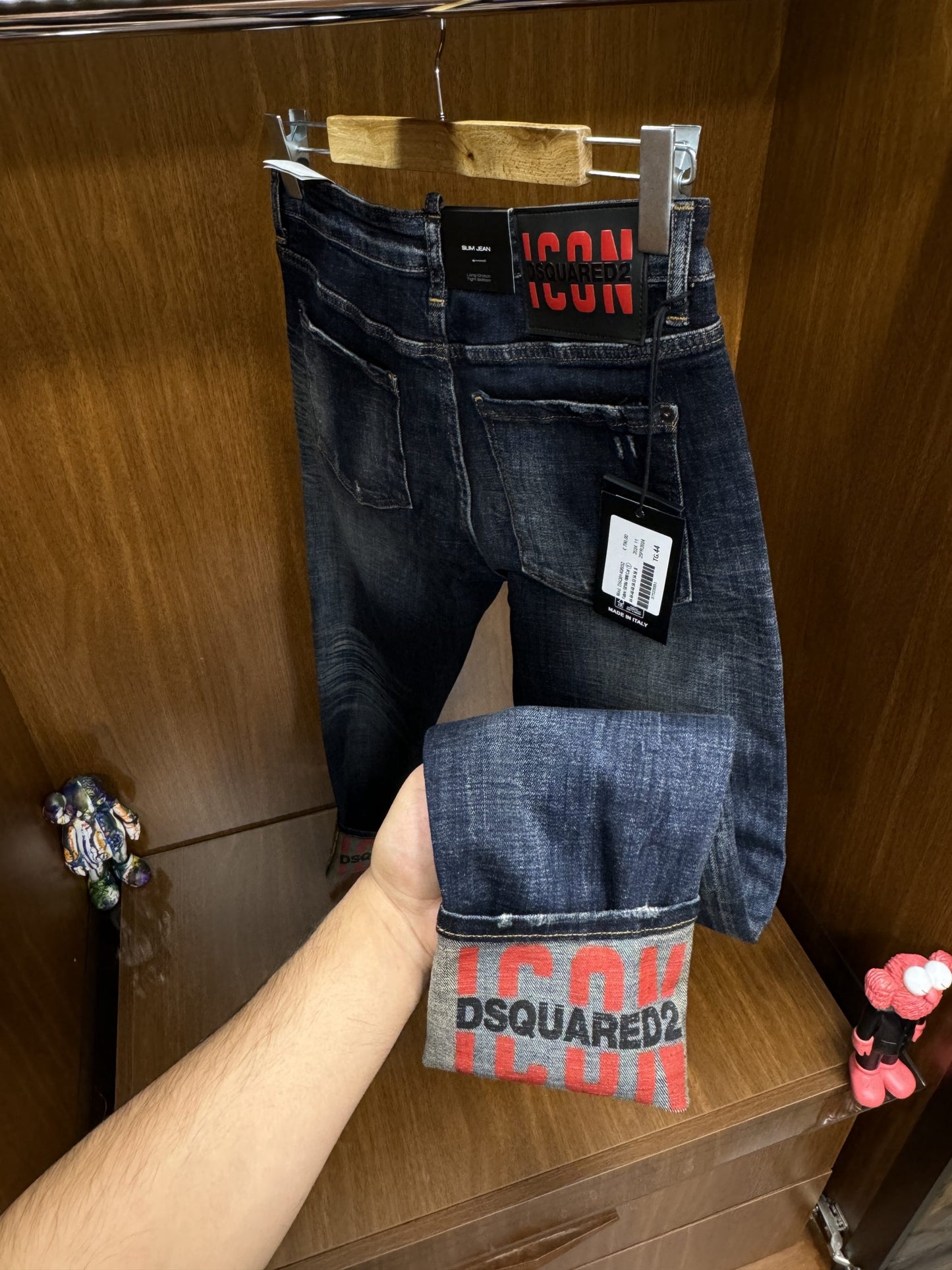 Dsquared2 Paça Detay Premium Kot Pantolon