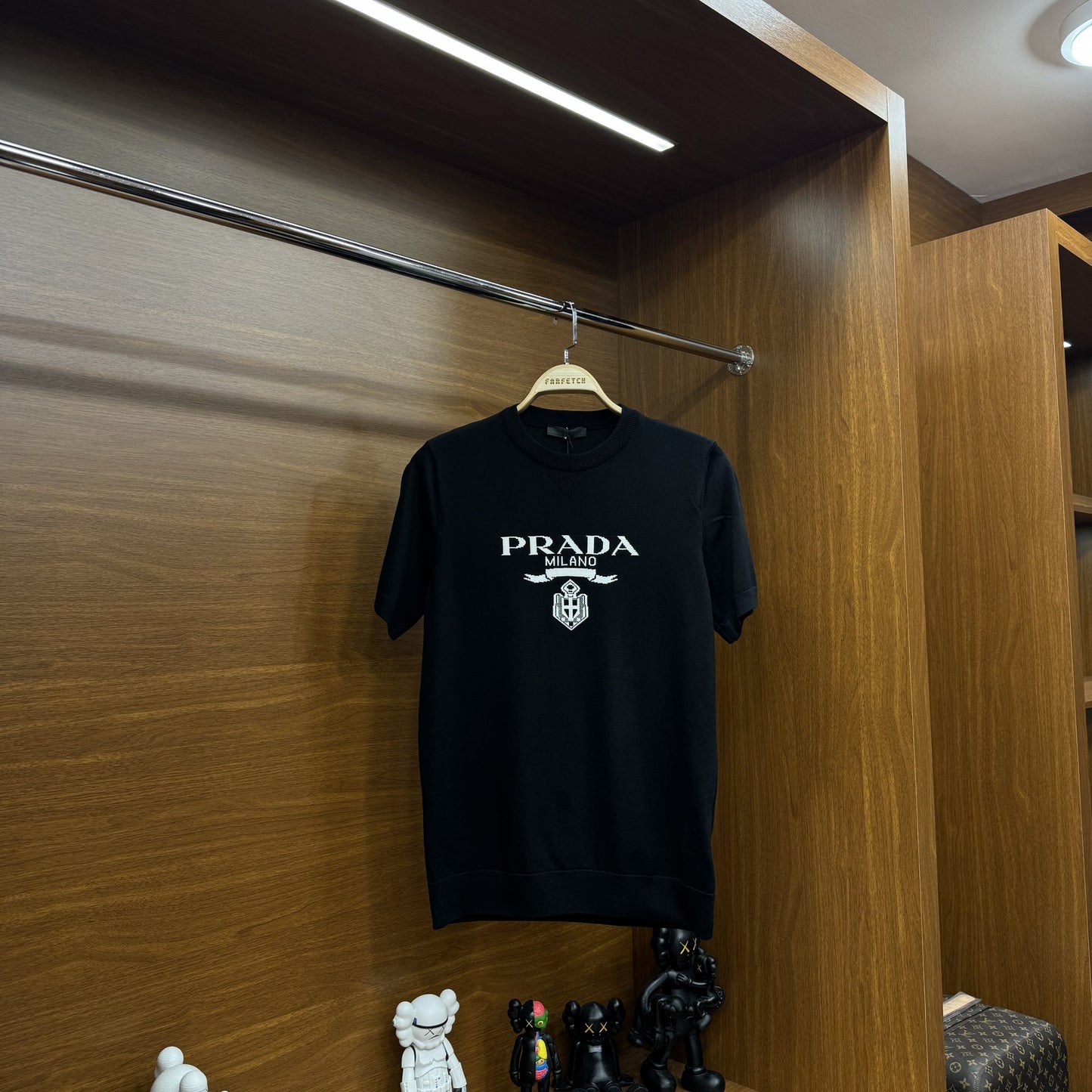 Prada Örme Triko T-Shirt Siyah (Kopya)