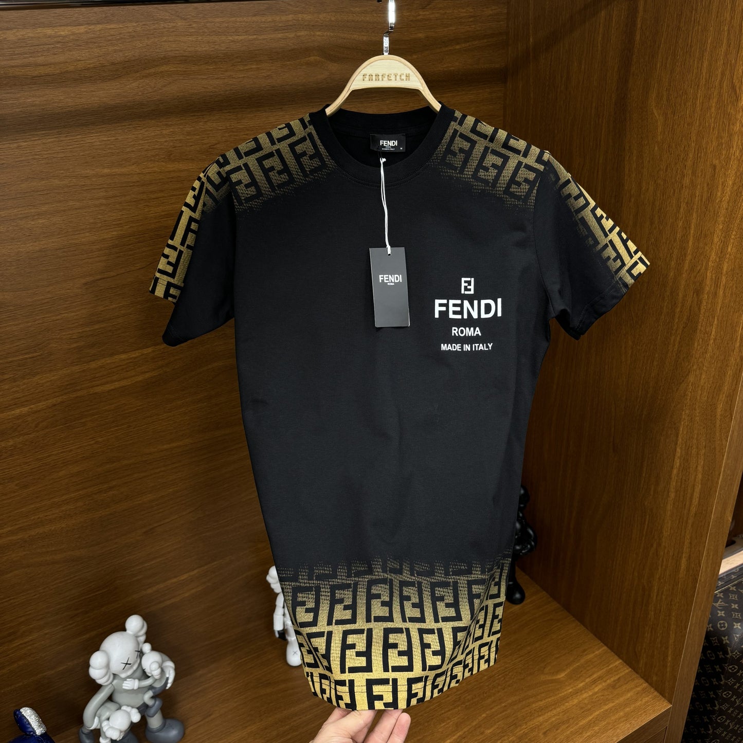 Fendi Roma Tshirt Siyah