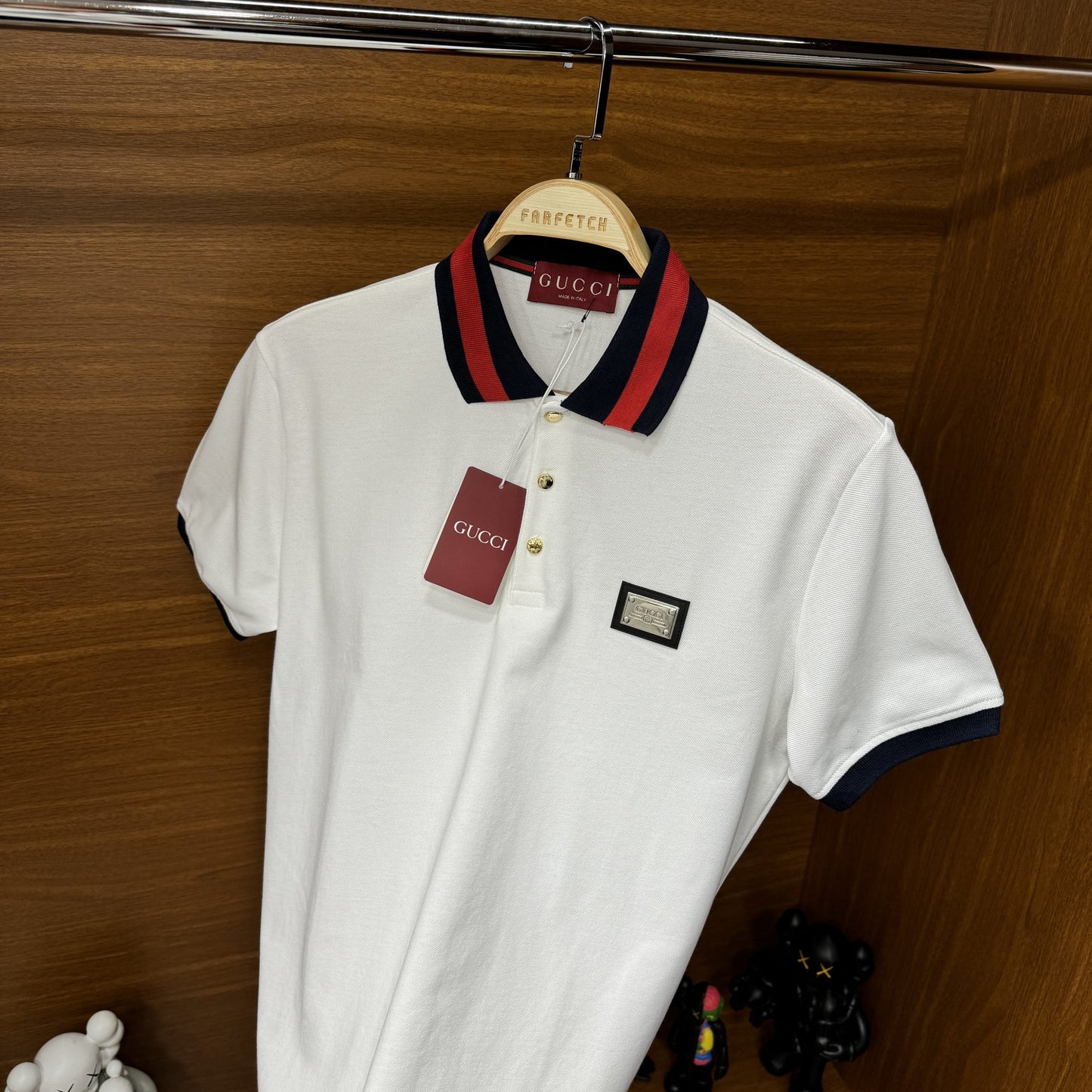 Gucci Polo Yaka Tshirt Beyaz