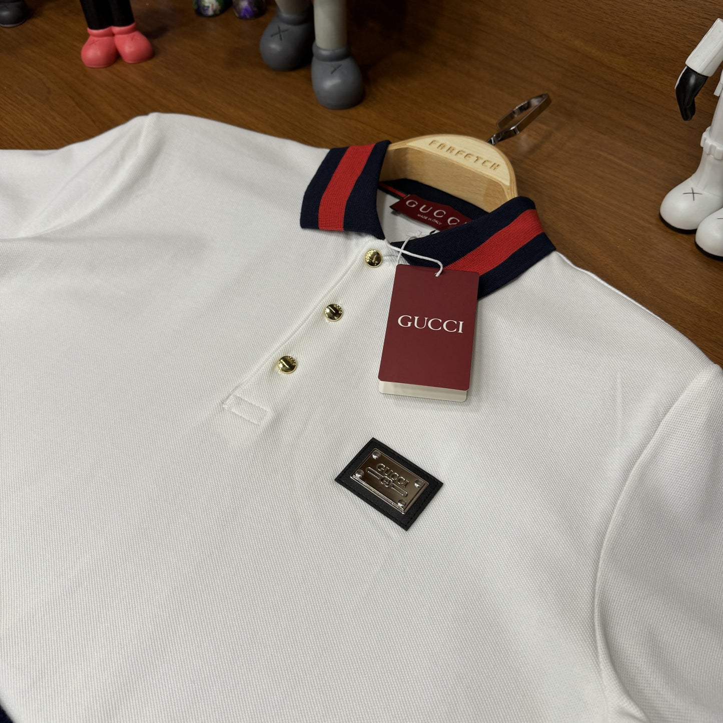 Gucci Polo Yaka Tshirt Beyaz