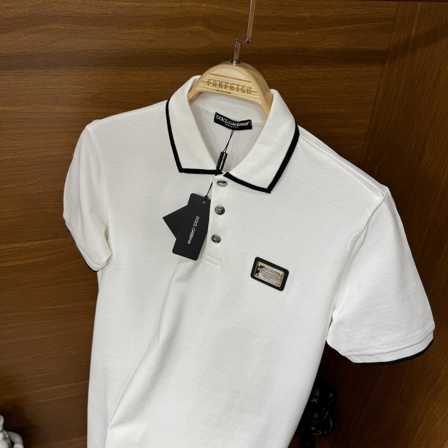 Dolce Gabbana Polo Yaka Tshirt Beyaz