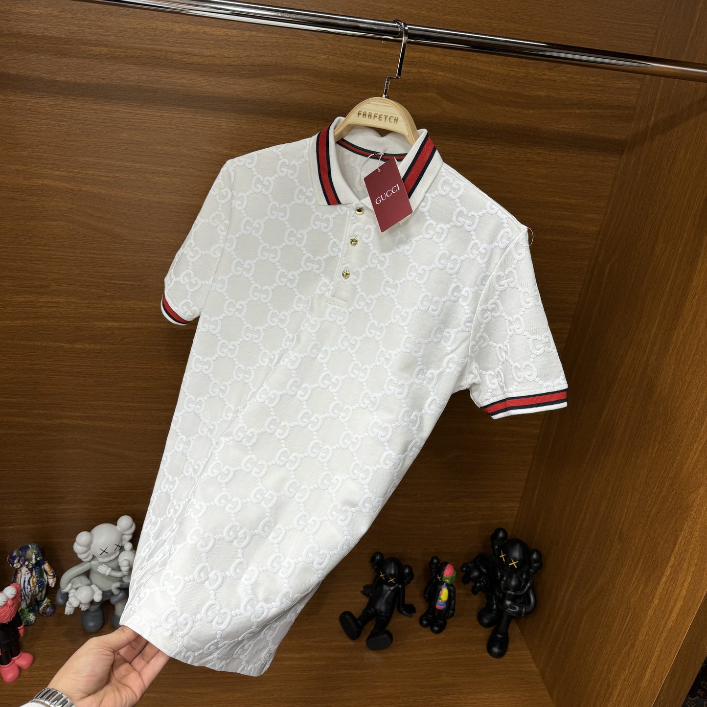 Gucci Polo Yaka Tshirt Beyaz