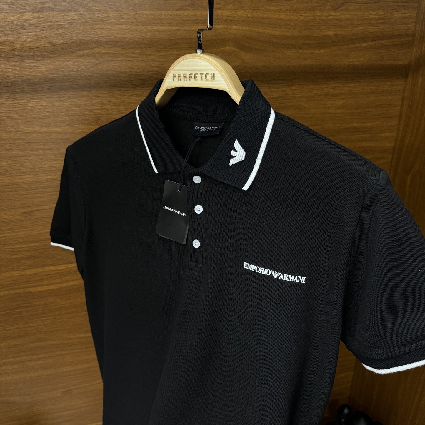 Emporio Armani Polo Yaka Tshirt Siyah