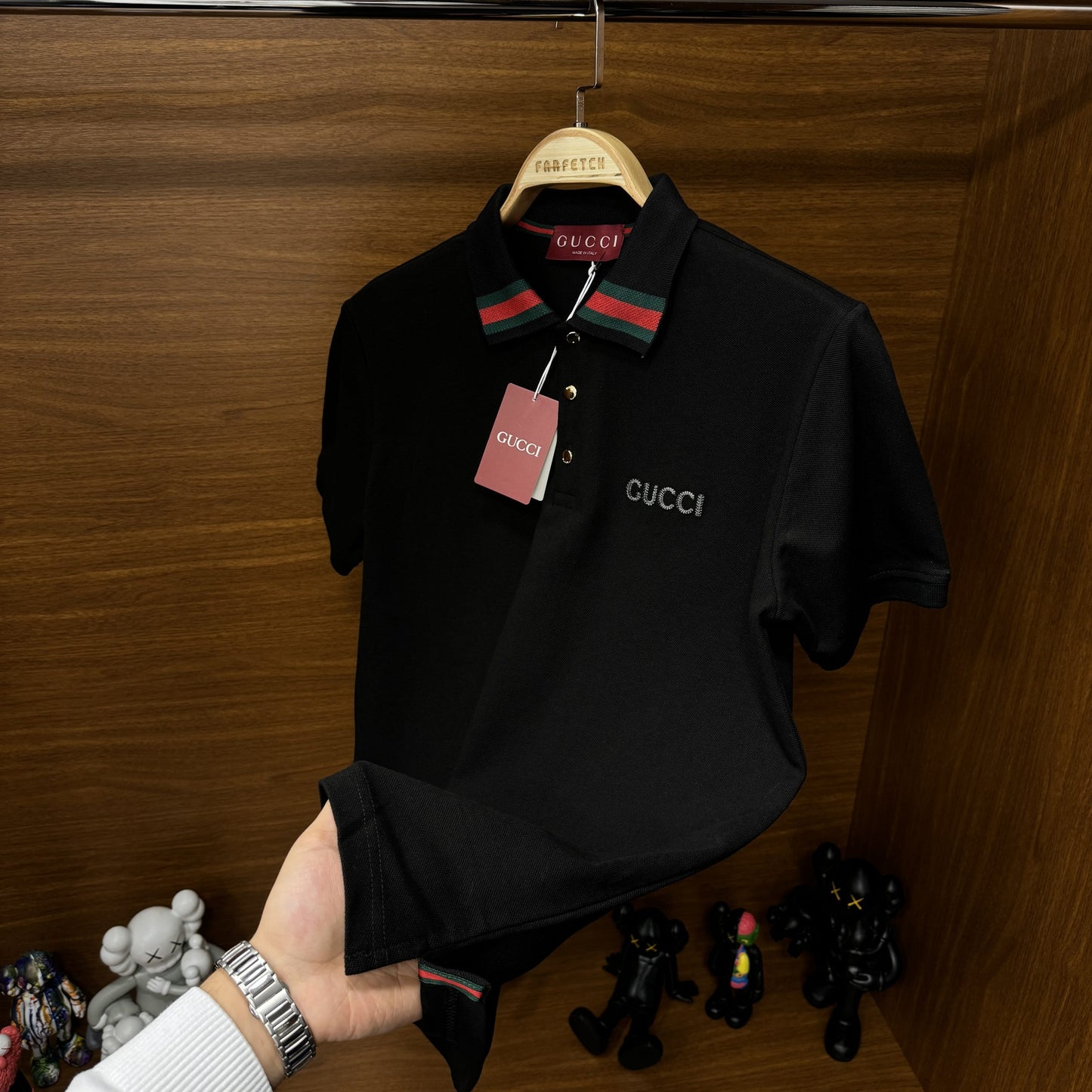 Gucci Polo Yaka Tshirt Siyah