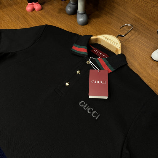 Gucci Polo Yaka Tshirt Siyah