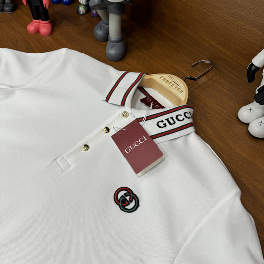 Gucci Polo Yaka Tshirt Beyaz