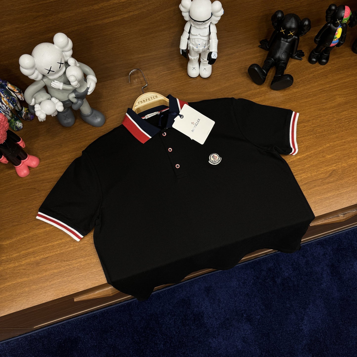 Moncler Polo Yaka Tshirt Siyah