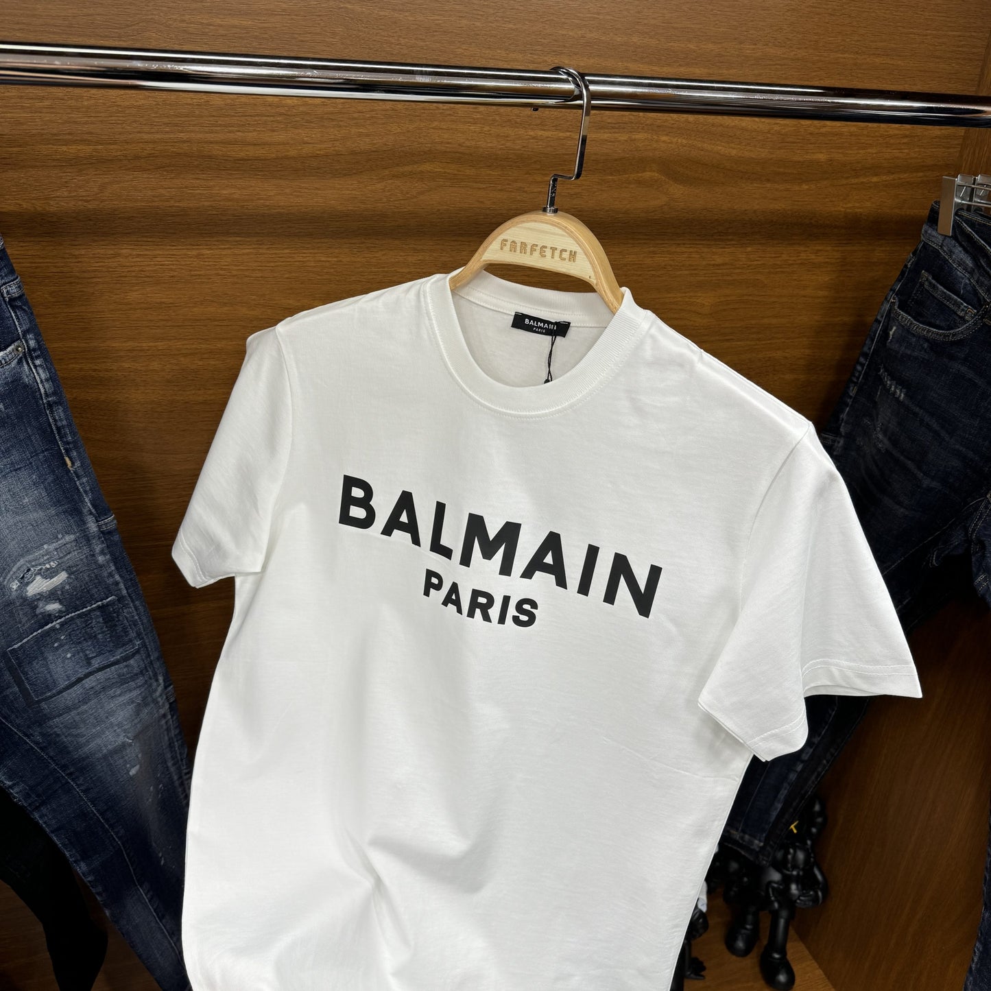 Balmain Tshirt Beyaz