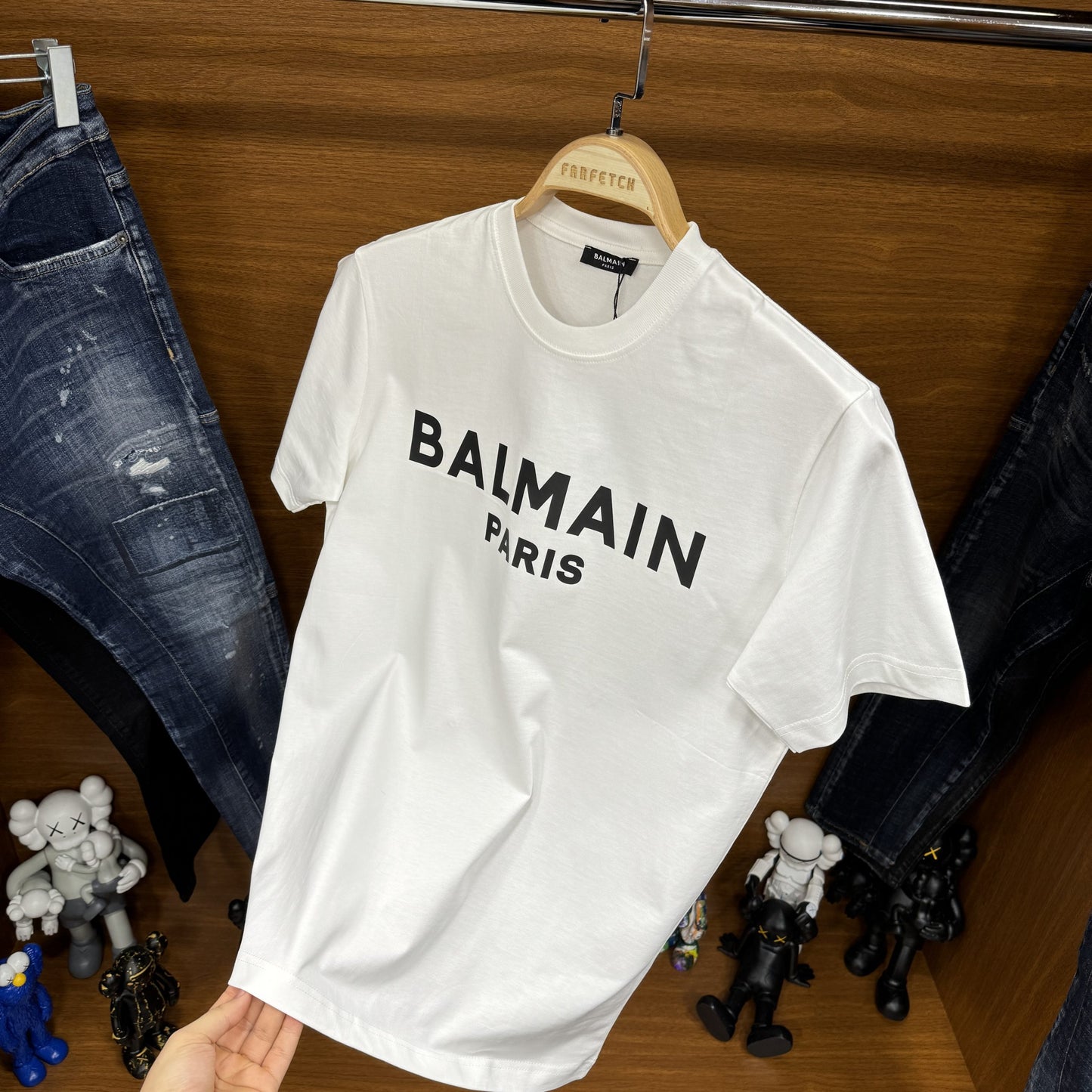 Balmain Tshirt Beyaz