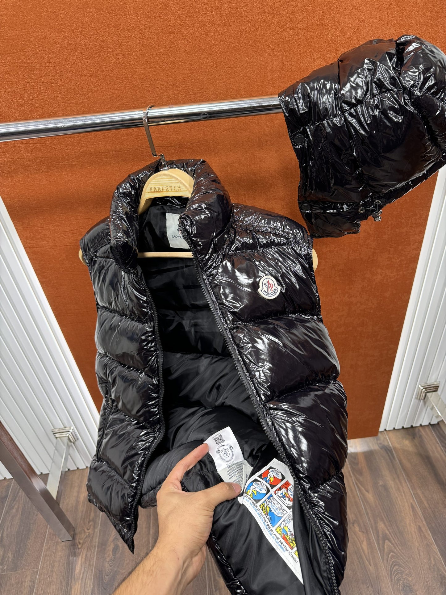 Moncler Maya Yelek Siyah