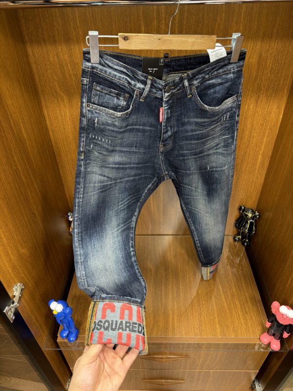 Dsquared2 Paça Detay Premium Kot Pantolon - Görsel 5