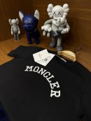 Moncler Nakış Tshirt Siyah