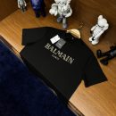 Balmain Nakış Detay Premium Tshirt Siyah