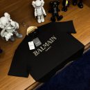 Balmain Nakış Detay Premium Tshirt Siyah