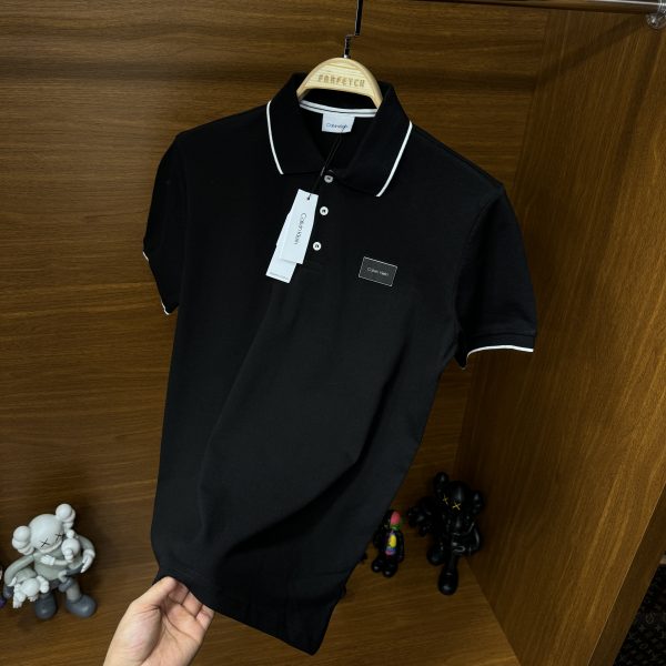 Calvin Klein Polo Yaka Tshirt Siyah - Görsel 6