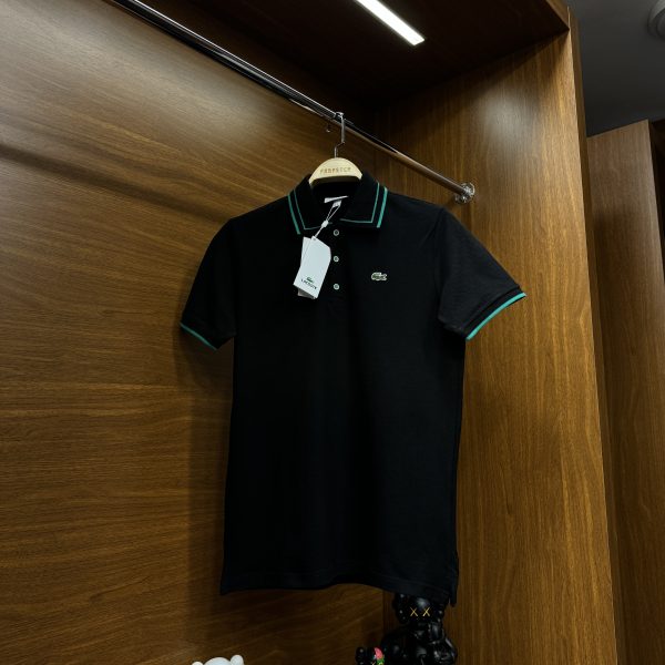 Lacoste Polo Yaka Tshirt Siyah - Görsel 2