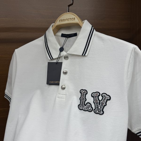 Louis Vuitton Polo Yaka Tshirt Beyaz