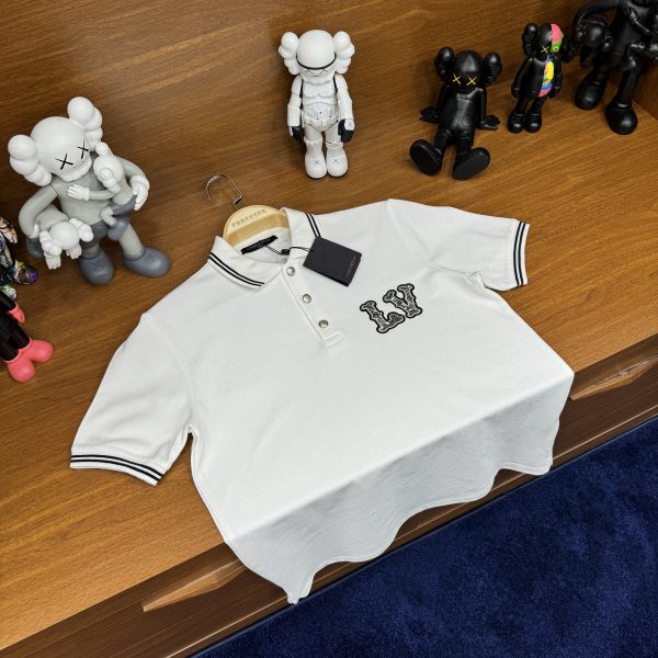 Louis Vuitton Polo Yaka Tshirt Beyaz - Görsel 6