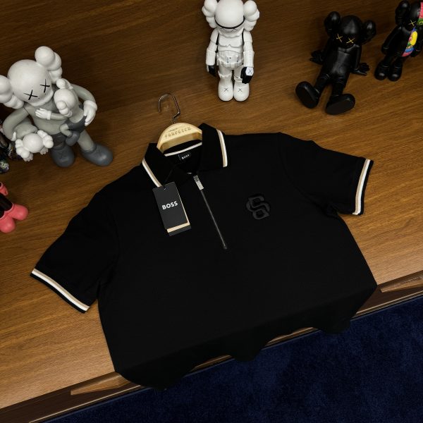 Hugo Boss Polo Yaka Tshirt Siyah - Görsel 4