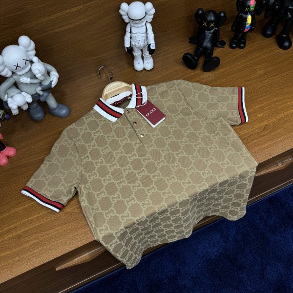 Gucci Polo Yaka Tshirt Bej - Görsel 5