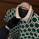 Gucci Polo Yaka Tshirt Siyah Yeşil