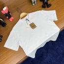 Burberry Flok Baskı Tshirt Beyaz