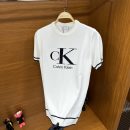 Calvin Klein Örme Triko T-Shirt Beyaz