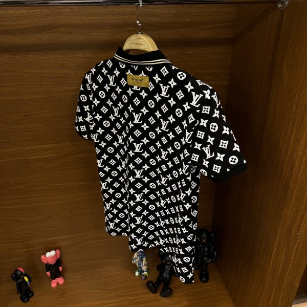 Louis Vuitton Polo Yaka Tshirt Siyah - Görsel 2