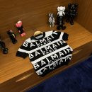 Balmain Premium Örme Triko Tshirt Siyah